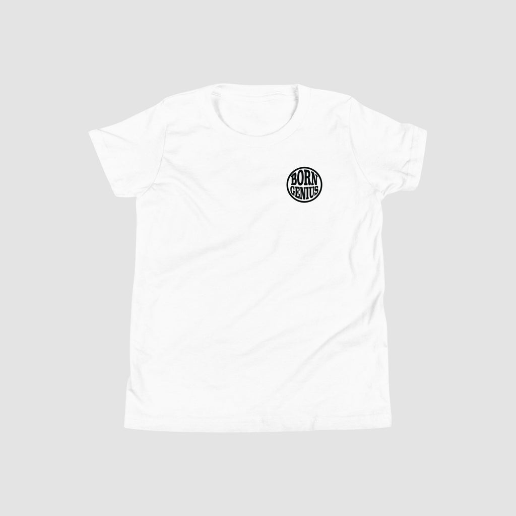 Born Genius Youth Tee – White