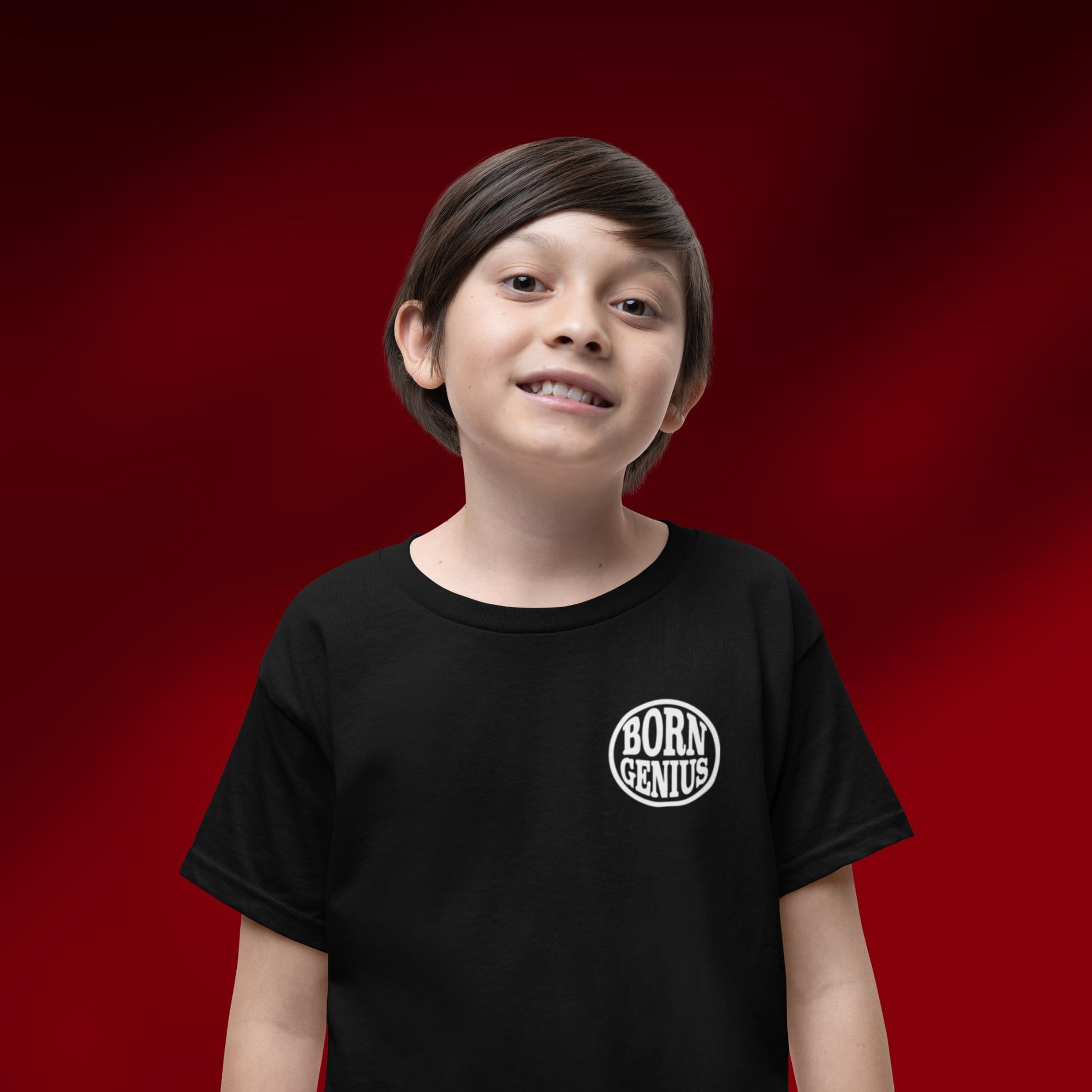 Born Genius Youth Tee – Black