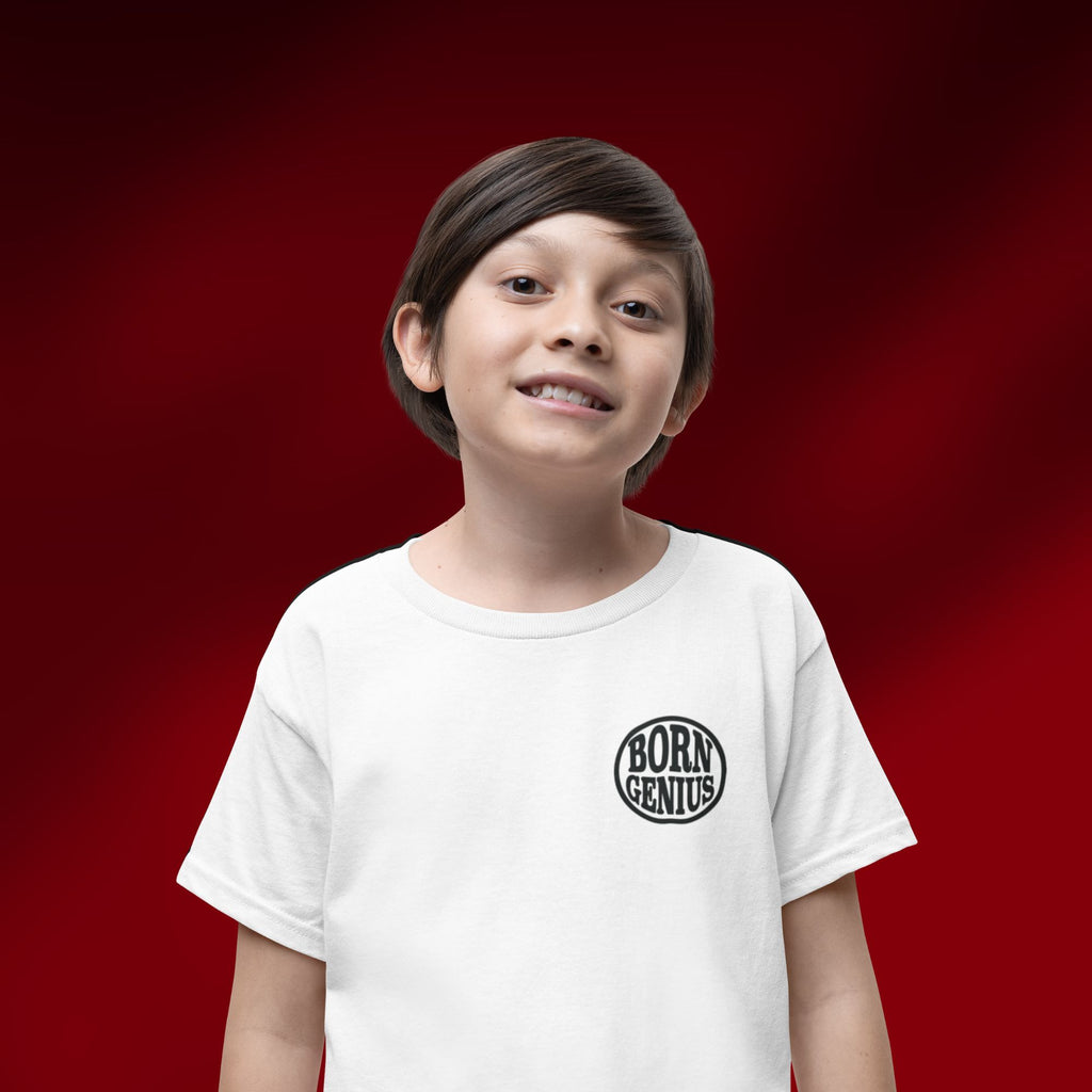 Born Genius Youth Tee – White