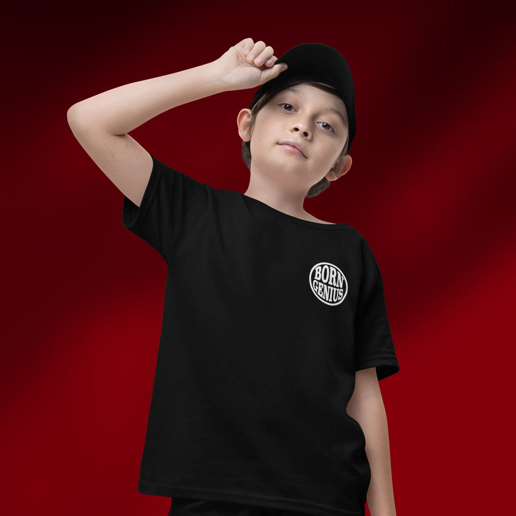 Born Genius Youth Tee – Black