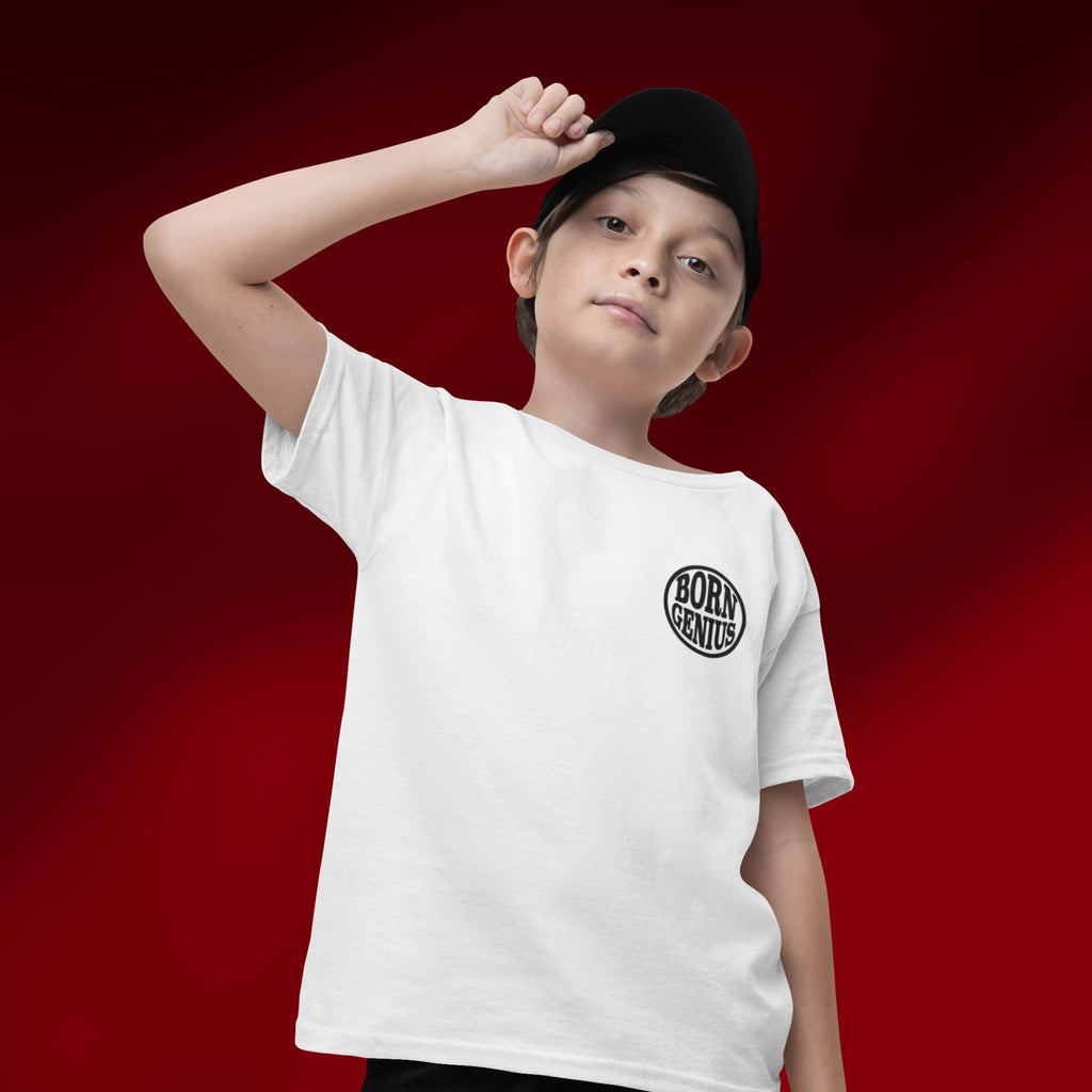 Born Genius Youth Tee – White