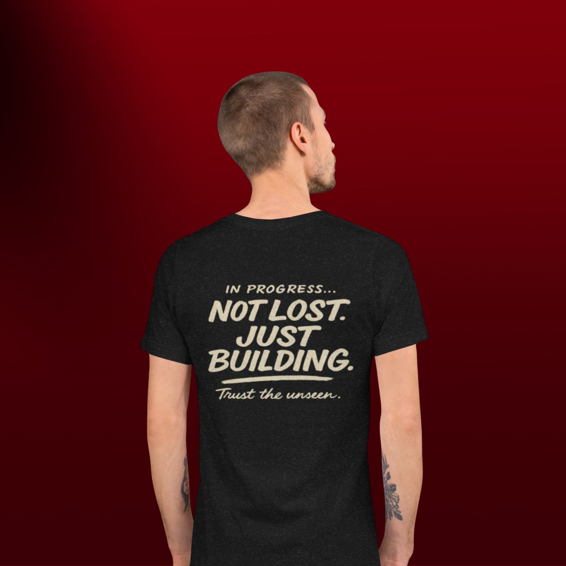 Born Genius “Not Lost. Just Building.” Tee
