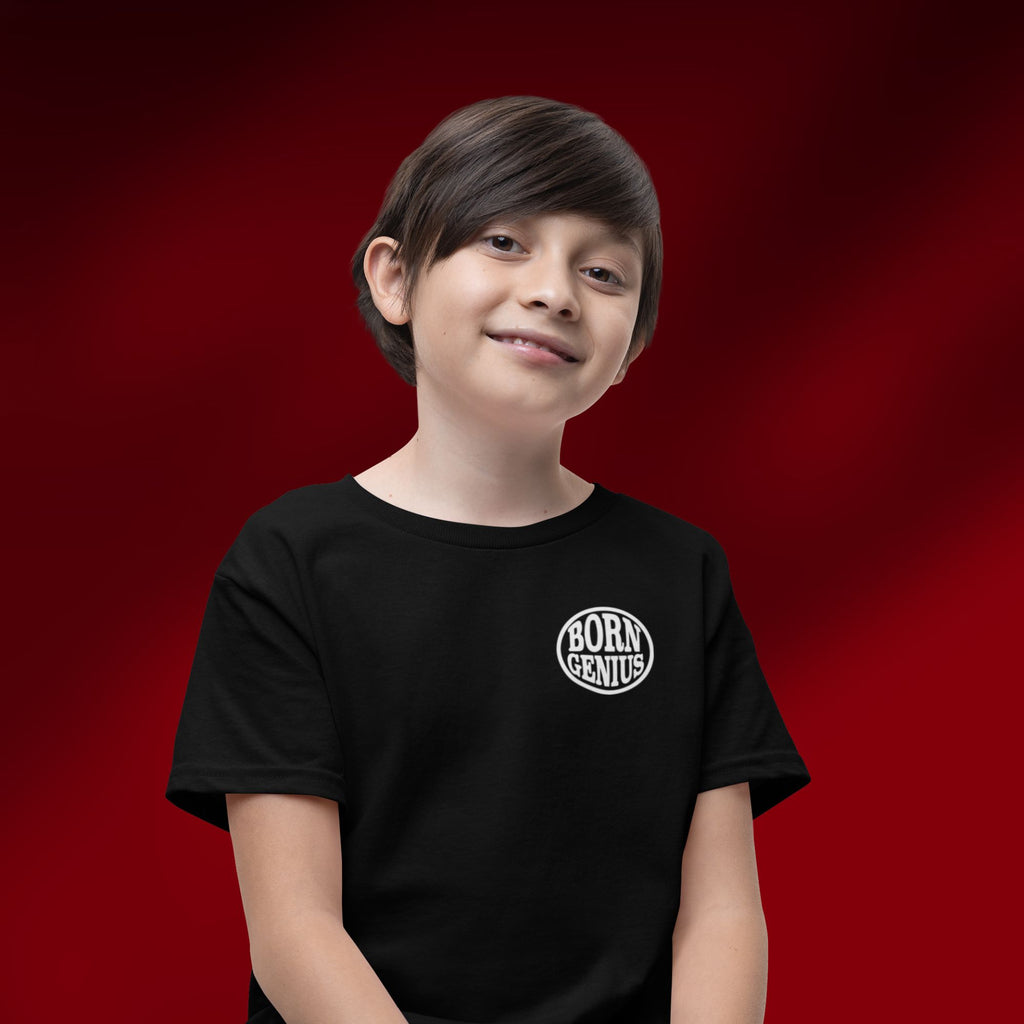 Born Genius Youth Tee – Black